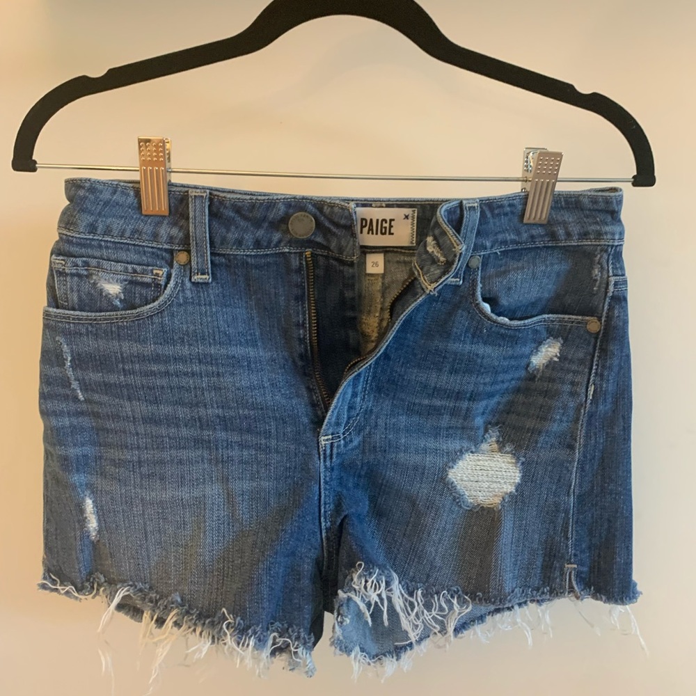 Denim shorts
